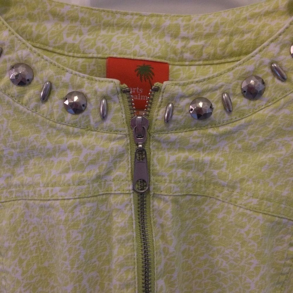 Hearts of Palm zipper blazer - Picture 2 of 3